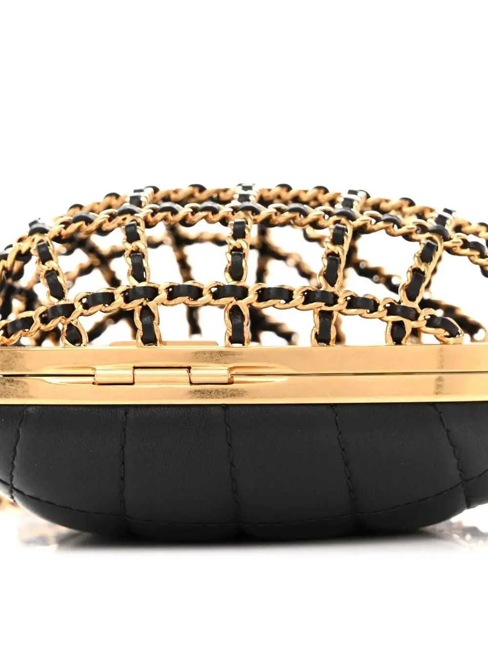 Chanel Metal Lambskin Quilted Cc Heart #267526C74B